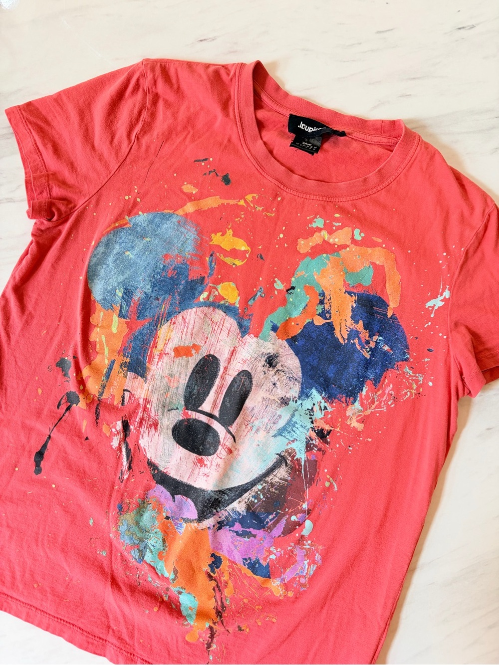 SALE! Desigual Coral Artistic Tee